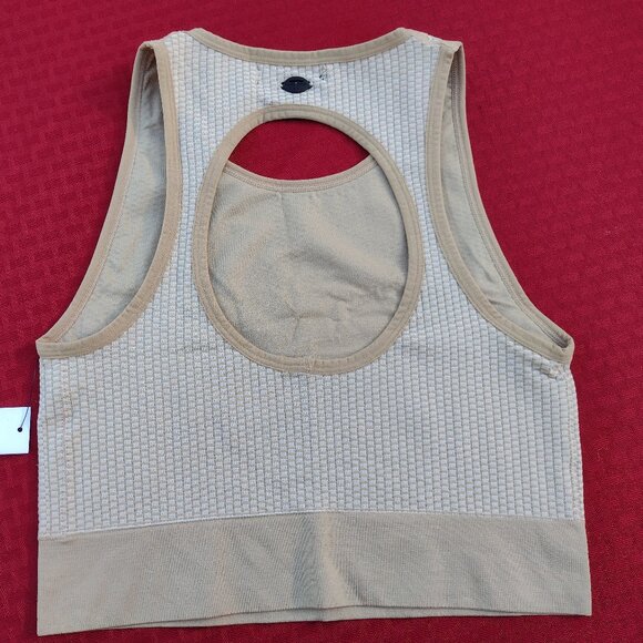 NEW with tags Tahari Sport Bubble Knit Key Hole Sports Bra – Size S/M - Picture 2 of 5